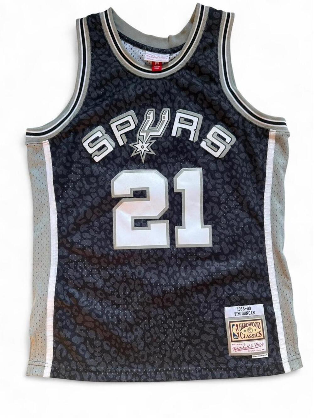NBA Tim Duncan Spurs Jersey